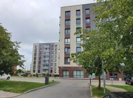 Modern apartments in a new building