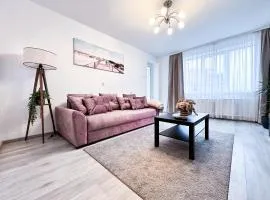 A cozy apartment next to a port