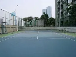 Comfortable and High Floor 2BR Apartment at Thamrin Residence By Travelio