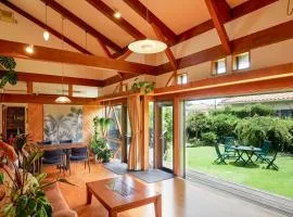 Malama Monstera 6名 BBQ ペット可 ビーチ ゴルフ 芝生の庭 観葉植物 リラックス