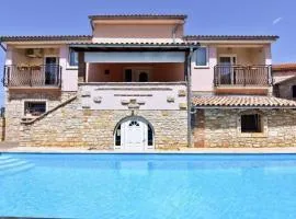Klimatisierte Wohnung in Tar mit gemeinschaftlichem Pool, Grill und Garten