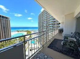 Ilikai Apt 1618 - Spacious 2BR 2BA Unit with Stunning Ocean-Lagoon View