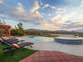 Sunset House Joshua Tree Infinity Pool Spa Views Hiking Trail