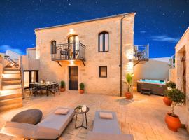 Roustico Luxury Villa Pool & Whirpool, hôtel à Réthymnon