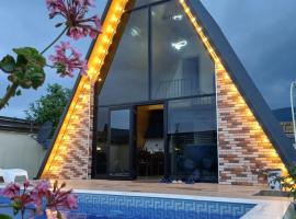 Qafqaz Gabala Twin A Frame Villas, hotell sihtkohas Qəbələ
