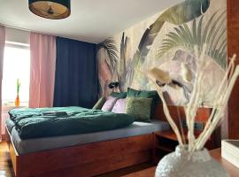 Pension FAULPELZ - Doppelzimmer FLORA, hotel v destinaci Niederorschel