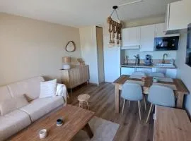 Studio cabine 4 couchages, vue face aux montagnes