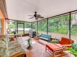 North Port Home with Charming Lanai about 7 Mi to Beach