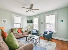 Coastal Blue Beach House with 3 Bedrooms and Just off the Seawall