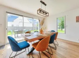 Maison neuve pour 8, 800m des plages