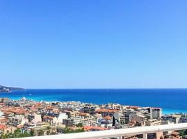 Chambre vue Nice & mer, hotel a Niça