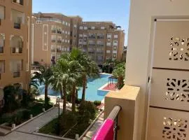 Bel appartement dans une résidence à Folla Aqua Resort Chat Meriem