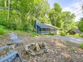 Maggie Valley Cottage with Hot Tub and Creek View!