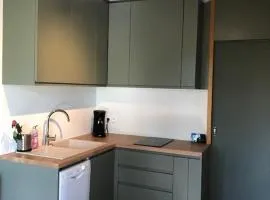 T2 avec une chambre et un coin montagne en Rez-de-chaussée avec terrasse et table extérieure