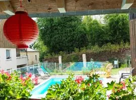 Studio cosy Piscine Rocherfort en Terre Centre