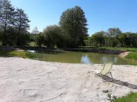 Maison avec plan d'eau