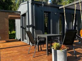 Luxury cabins with own sauna and hot-tub