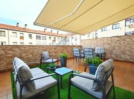 Piso céntrico Santiago de Compostela con amplia terraza