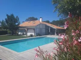 Biscarrosse Plage Villa avec piscine pour 12 personnes