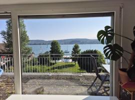 Z&uuml;richsee, Privatzimmer atemberaubender Aussicht โรงแรมติดทะเลในซูริก
