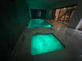 Émotion spa84 Appart piscine intérieur et jacuzzi