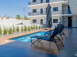 Modern Condo Pools Private BBQ Malecon 4 Blocks