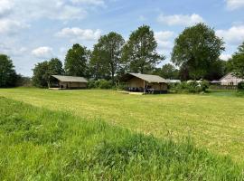 Safaritent voor 6 personen, hotel di Zwiggelte