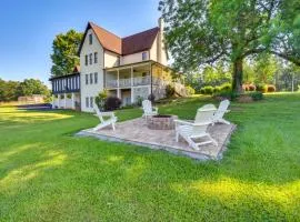 Home with Fire Pit on 27 Acres in Walhalla!
