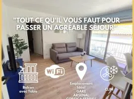 Haute Ville - T2 cosy avec clim & balcon