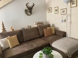 Ferienwohnung Waldhöhe -sonniger Balkon mit Bergblick