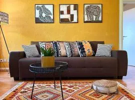 Afrikanisches Design-Apartment I Siebträger
