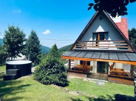 Józka Chata max 15 os sauna jacuzzi, Hütte in Porąbka