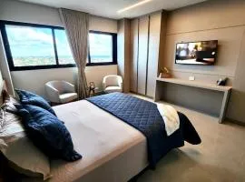 Flat de Luxo com Quarto Privativo 22º Andar no Vertigo