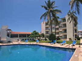 Departamento equipado a unos pasos de la playa, 2 Recamaras Aire acondicionado, hotel que acepta mascotas en Manzanillo