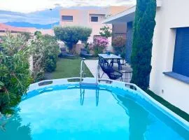 Villa Dolce Vida proche golf, lac, plage et Collioure