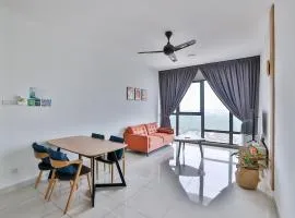 Mid Valley Southkey 2BR Family Stay, 5-6 pax, Free Parking