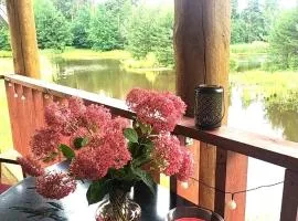 Peaceful Nature Cottage near Talsi with Hot Tub, Sauna & Pond, Camping Ives