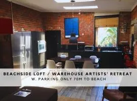 beachside loft warehouse artists retreat