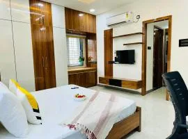 BluO 2BHK Gachibowli - Kitchen, Lift, Parking