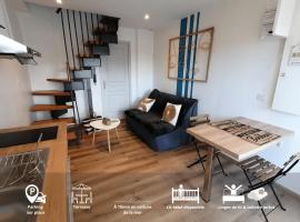 Les pommiers Duplex cosy tout confort dans maison neuve avec terrasse entrée indépendante parking 5 mn de Bayeux et 10 mn plage du débarquement, hotel v destinaci Sommervieu
