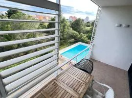 3 room apartment, 500m to beach, swimming pool, nice terrace