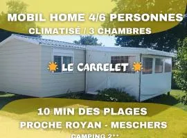 LE CARRELET Mobil home climatisé INSOLITE & COSY 4 à 6 Personnes