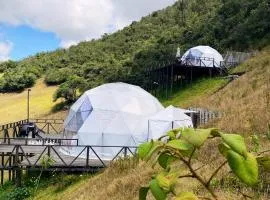 Glamping exclusivo de lujo en la montaña