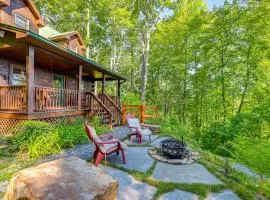 Pet-Friendly Bryson City Cabin with Fire Pit and Deck!