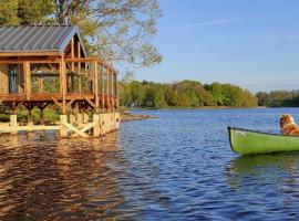 Lacustra Cabanes accessibles en cano&eacute; et Chalets tout confort, chalet de monta&ntilde;a en Flayat