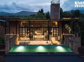 StayVista at Rustic Haven with Pvt Pool, Gazebo & Indoor-Outdoor Game