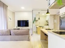 Studio Moderno com sacada Ap 48 Soho Life