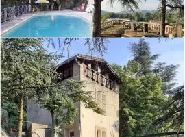 Gîte du vigneron à La Terrasse piscine local vélos