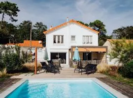 Maison indépendante avec jardin, piscine privée chauffée et Wi-Fi, près de la mer à Jard-sur-Mer - FR-1-336-115