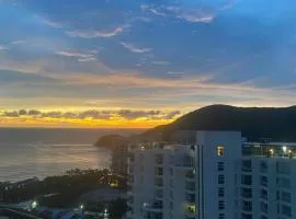 Apartamento con vista al mar y a la montaña en Santa Marta